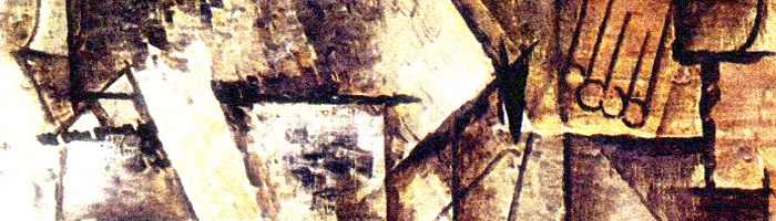 portion of the artwork for Louie Land's poetry