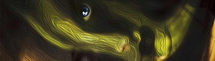 portion of the artwork for M Ross Henry's poetry