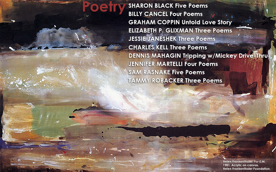 Artwork for poetry in The Shame Issue