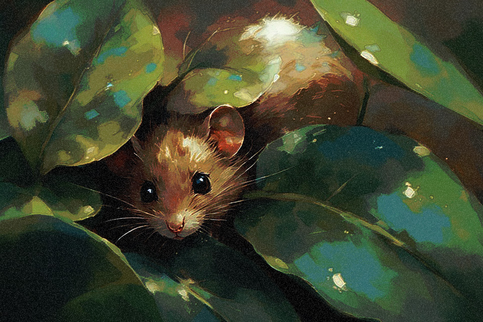 artwork for Adelaide Gifford's short story The Mouse