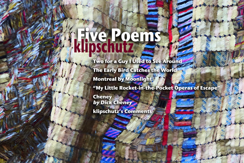 Artwork for klipschutz's poems