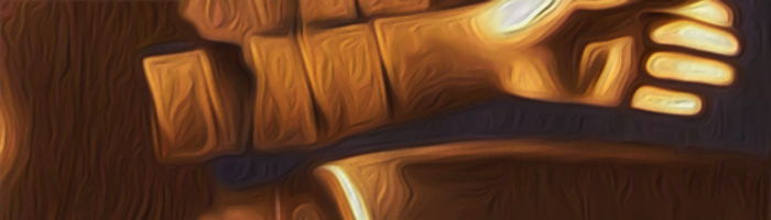 portion of the artwork for Bill Yarrow's poetry