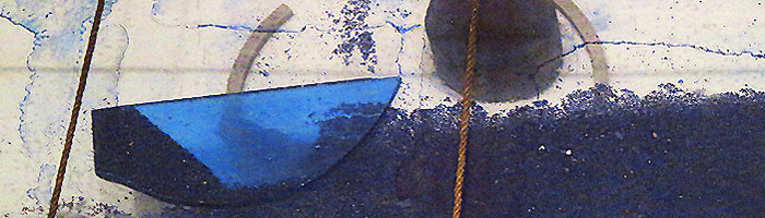 portion of the artwork for Simon Perchik's poetry