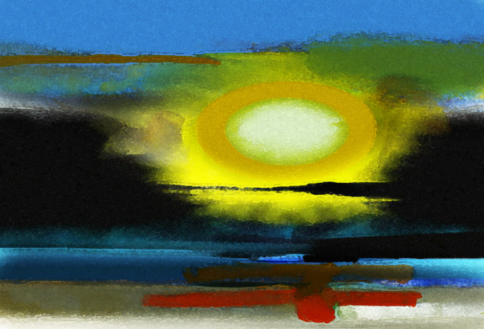 artwork for John Amen's poem Breathless