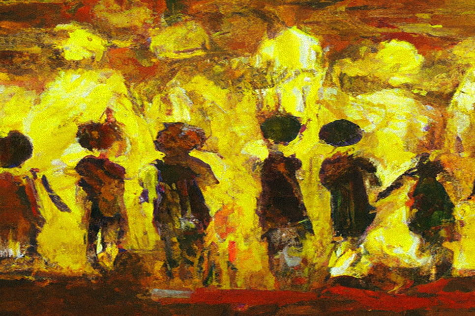 artwork for John Amen's poem Foster