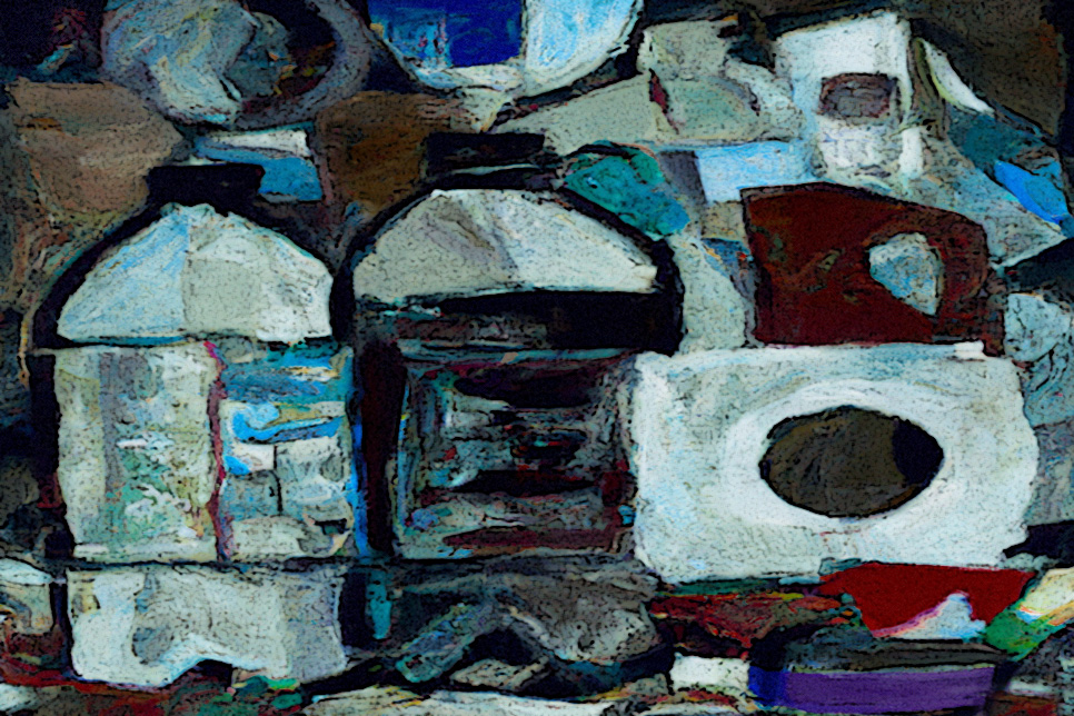 artwork for Joanna Cleary's poem Plastic Poem