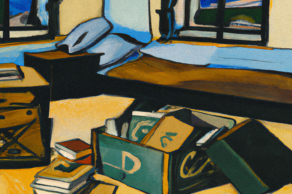 artwork for Kay Sexton's short story Camomile