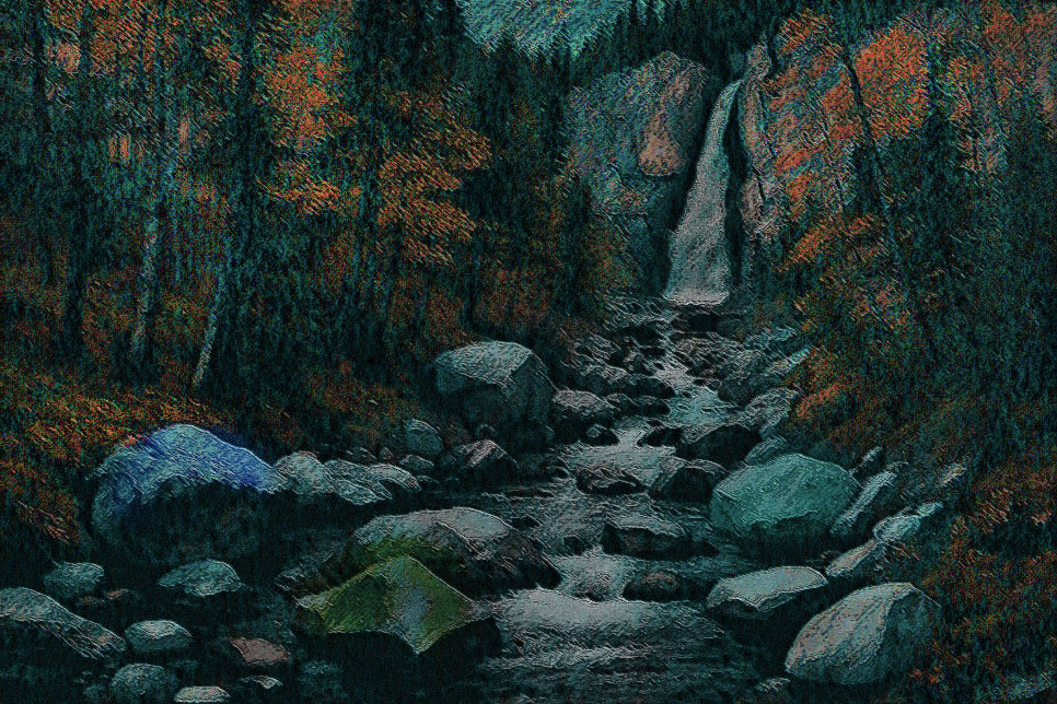 artwork for Kevin Spaide's short story The Stream