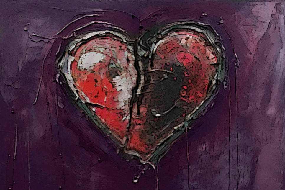 artwork for Rachel Weinhaus's short story First Heartbreak