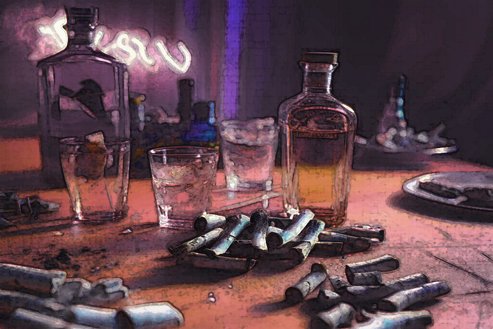 artwork for Grant Frazier's poem First Vision